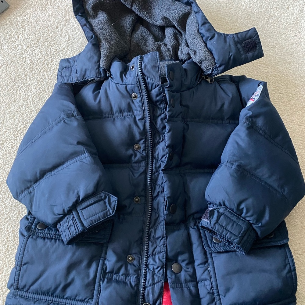 Gap Navy Boys Puffer Coat